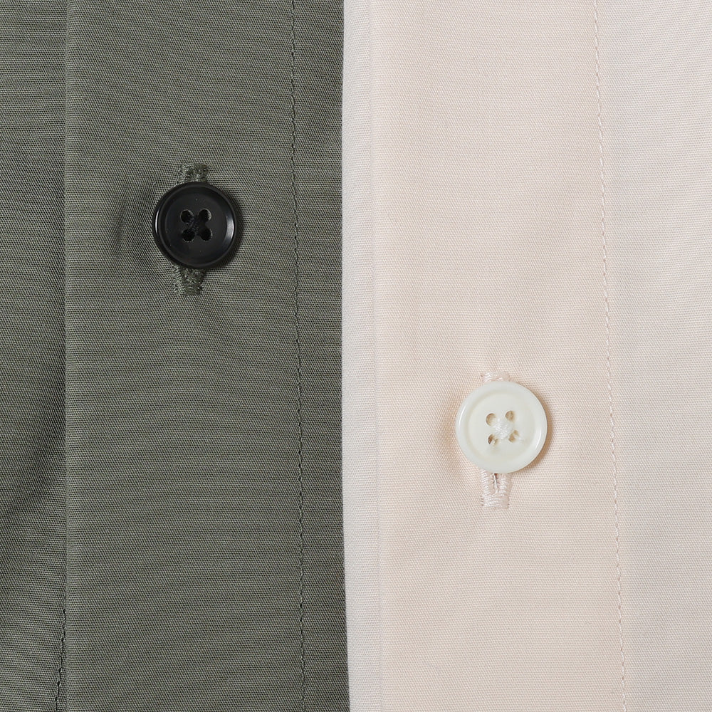 Draping Open Collar Shirt Type A Clear Heavy Broadcloth