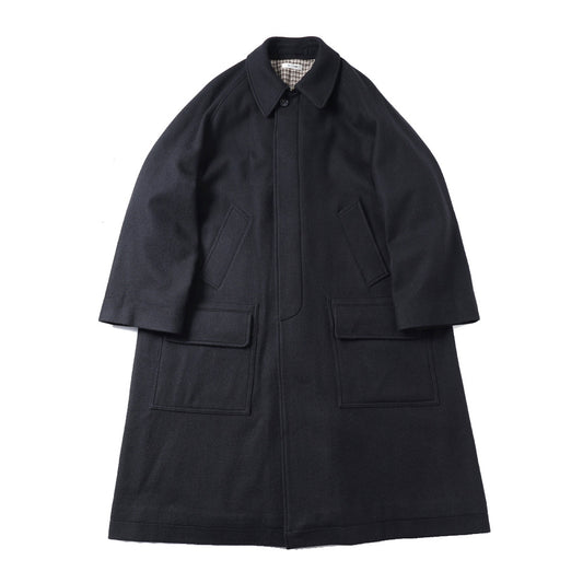  BRUSHED FELTED WOOL DEADSTOCK HYPER BIG HUNTING OVER COAT  