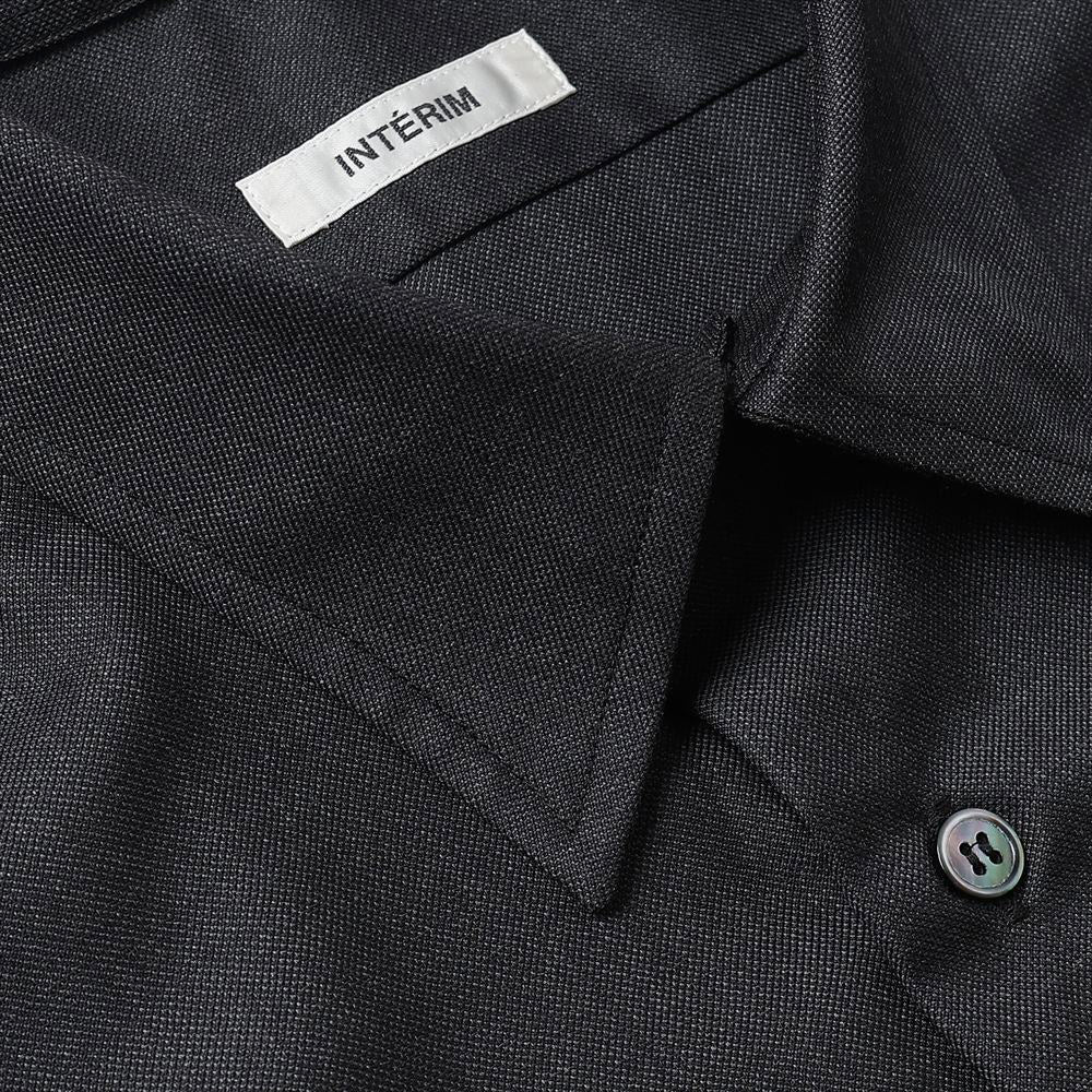 SILKY MELANGE SUITING DEADSTOCK SQUARE REGULAR SHIRTS