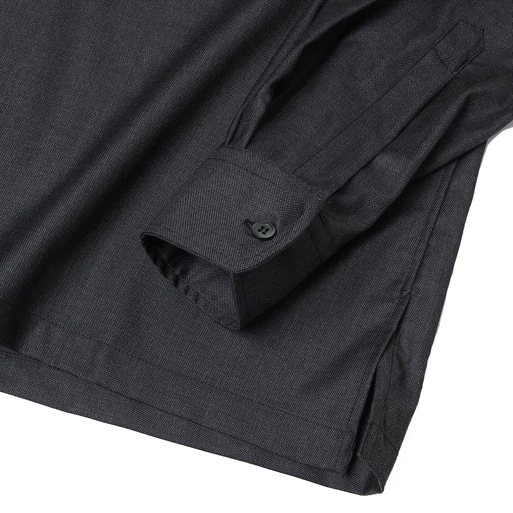 SILKY MELANGE SUITING DEADSTOCK SQUARE REGULAR SHIRTS