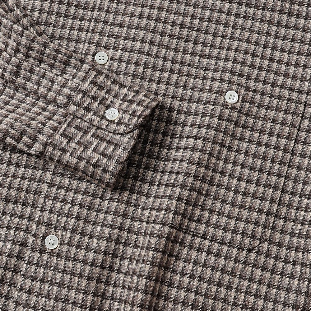 TORICOLOR CHECK GINGHAM DEADSTOCK SQUARE REGULAR SHIRTS