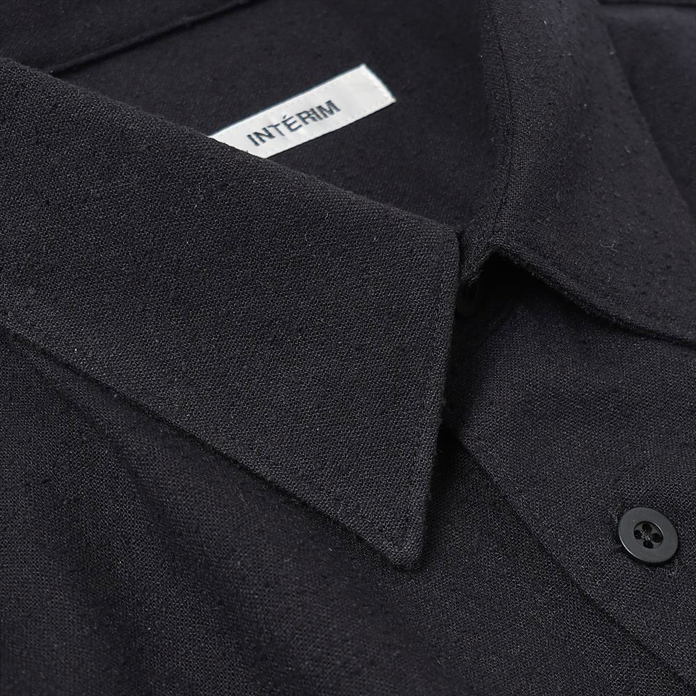 SILK NOIL L/S REGULAR COLLAR SHIRTS