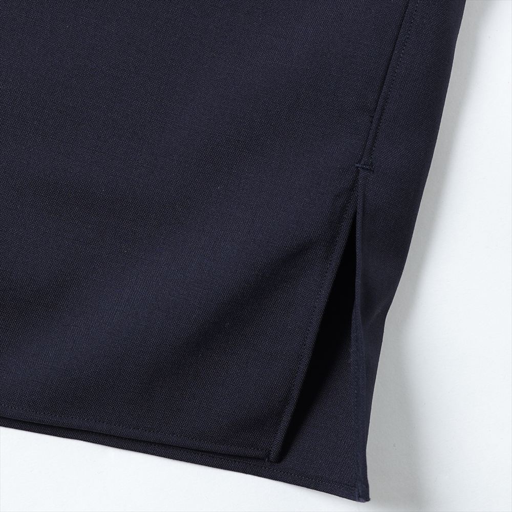 ITALIAN OPEN COLLAR S/S SHIRT ORGANIC WOOL 2/80 TROPICAL