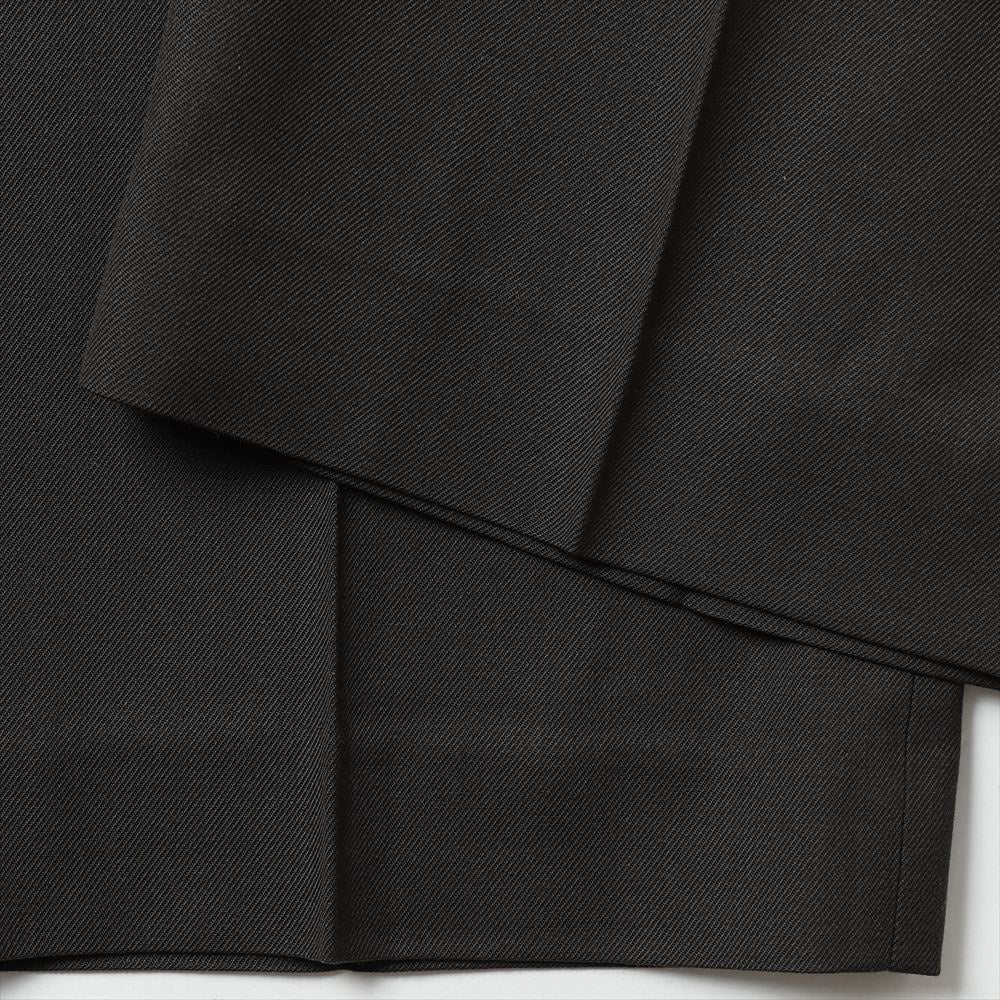 FLAT FRONT WIDE TROUSERS ORGANIC WOOL SURVIVAL CLOTH