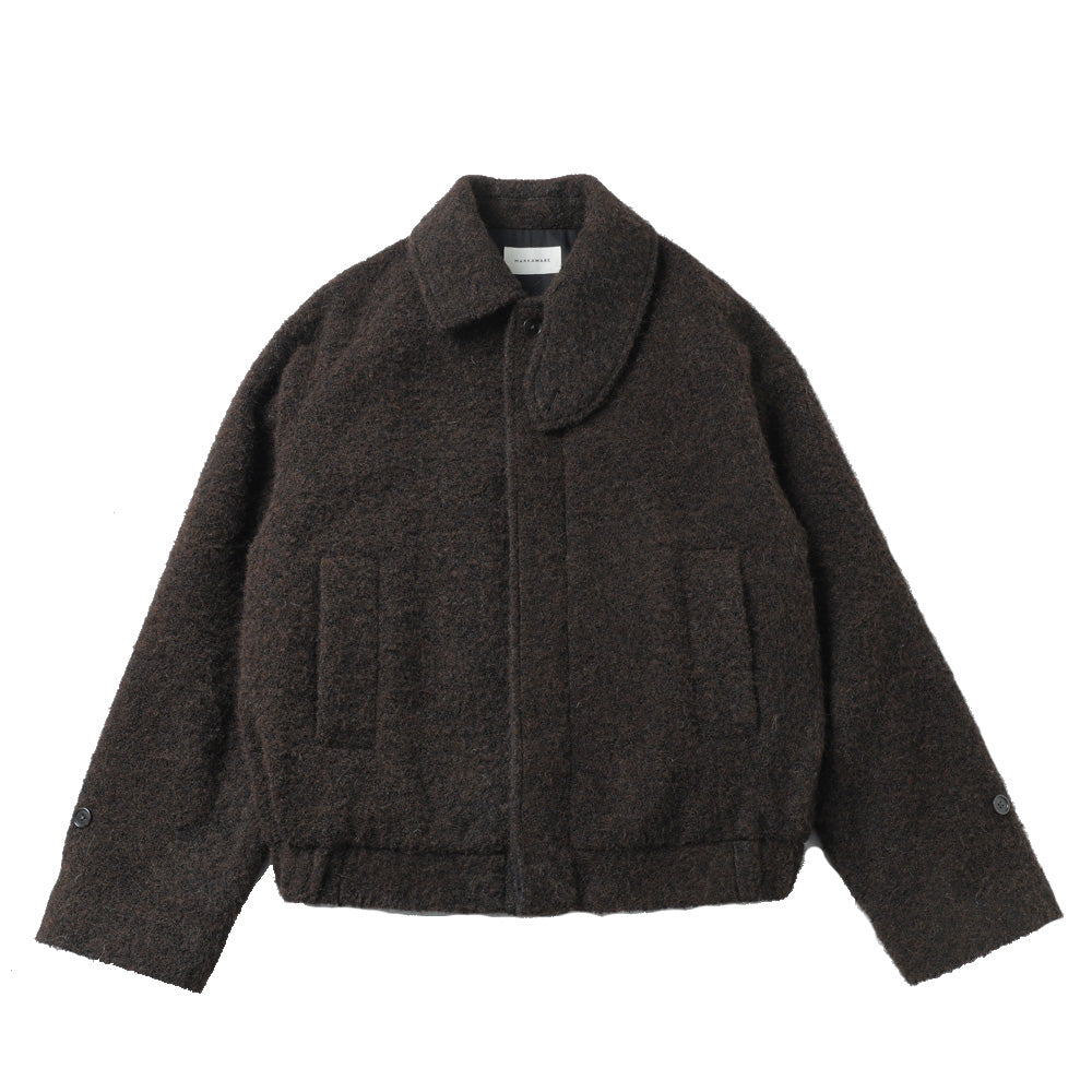 FLYING MAN JACKET ALPACA LOOP TWEED