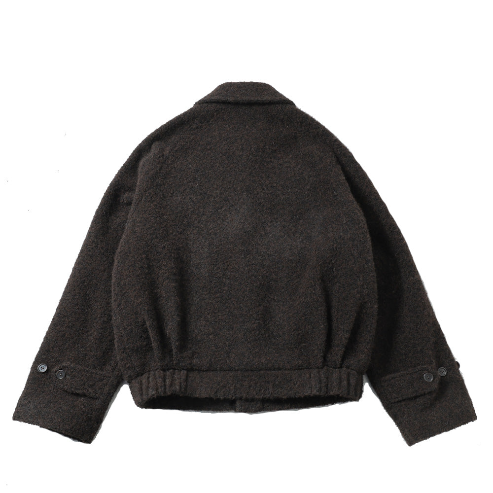 FLYING MAN JACKET ALPACA LOOP TWEED