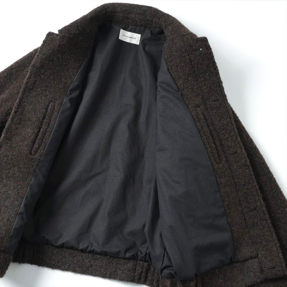 FLYING MAN JACKET ALPACA LOOP TWEED
