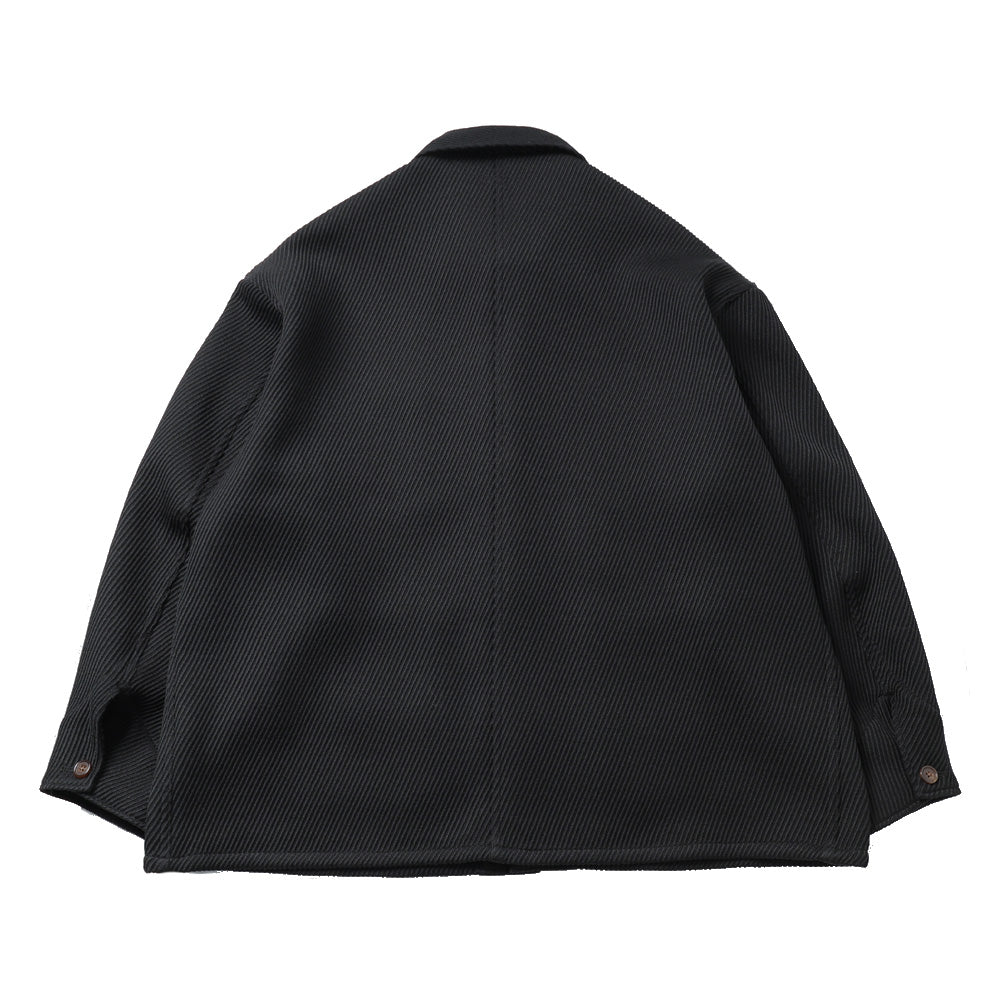 DIAGONAL TWILL WOOL DEADSTOCK HYPER BIG WW2 COVERALL JACKET