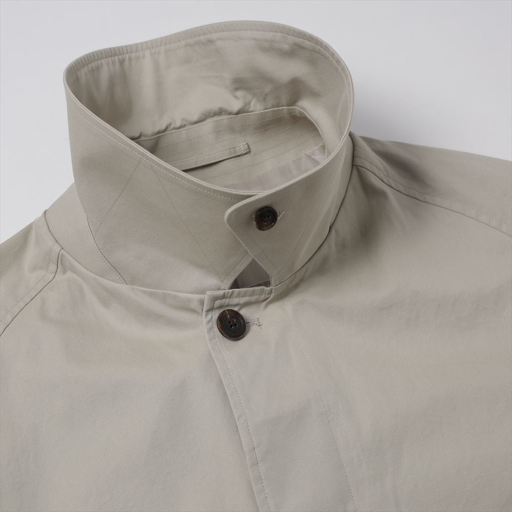 RAGLAN SLEEVE COAT ORGANIC COTTON GABARDINE
