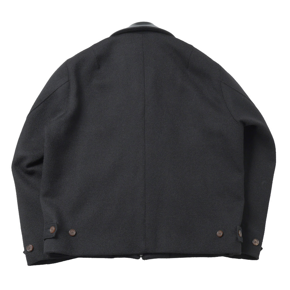 HEAVY PURE WOOL NATTE WAVE DEADSTOCK HARRINGTON JACKET