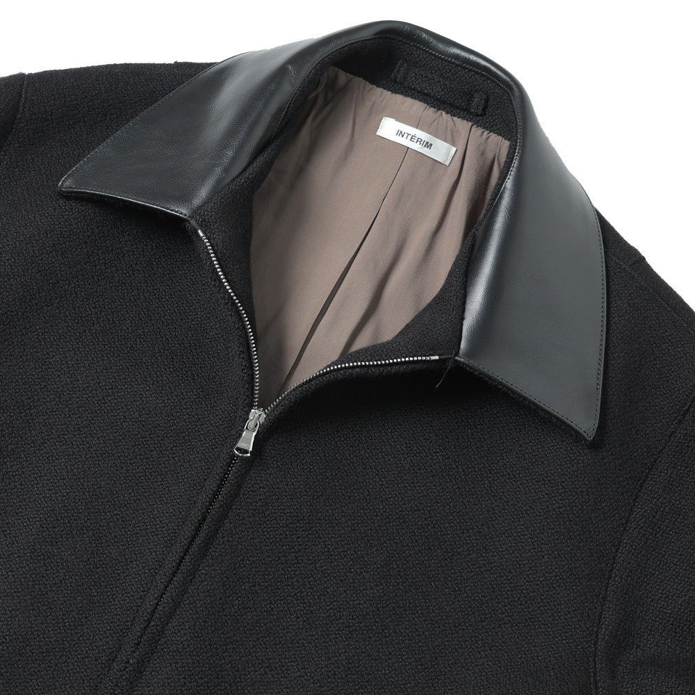 HEAVY PURE WOOL NATTE WAVE DEADSTOCK HARRINGTON JACKET