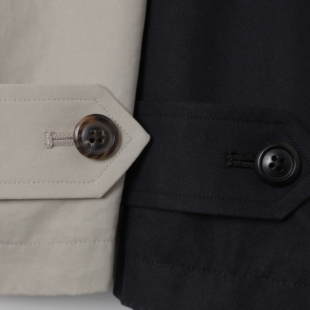 RAGLAN SLEEVE COAT ORGANIC COTTON GABARDINE