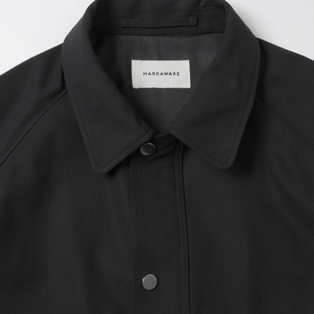 SHORT FIELD BLOUSON ORGANIC COTTON VOILE YARN TWILL