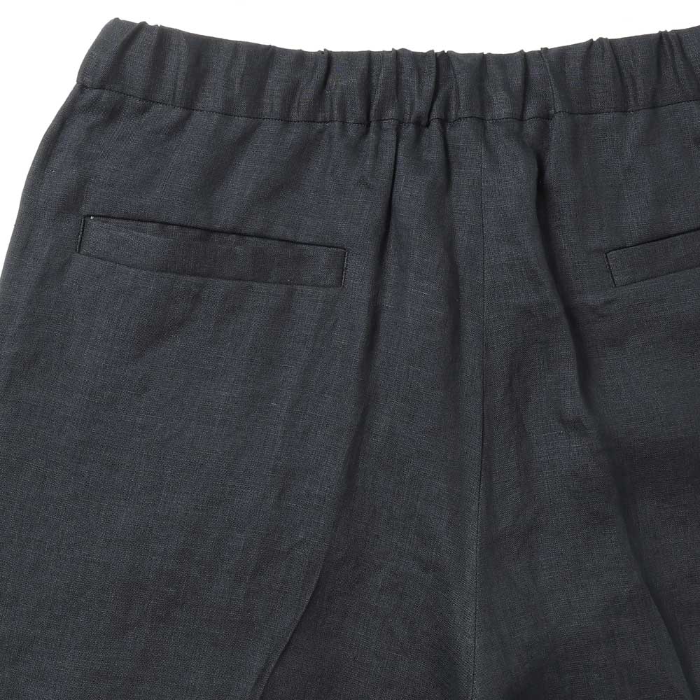 FLAT TAPERED EASY TROUSERS HEMP