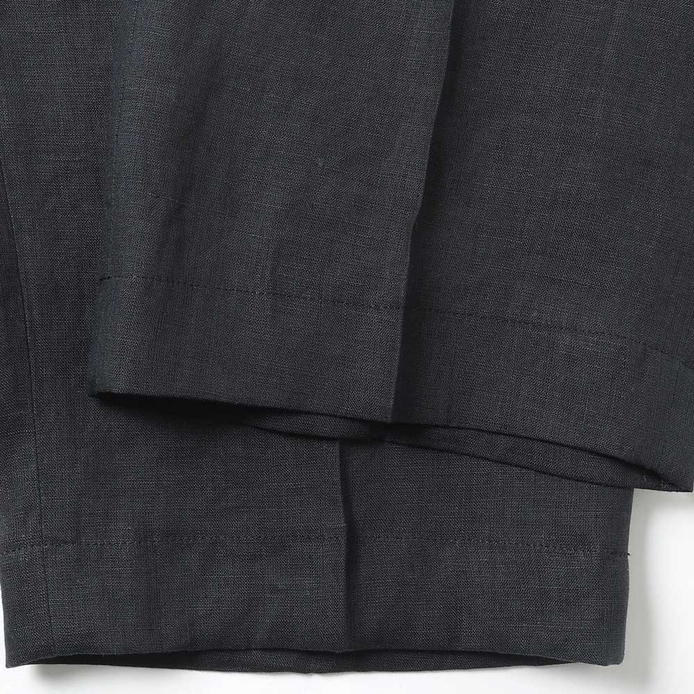 FLAT TAPERED EASY TROUSERS HEMP