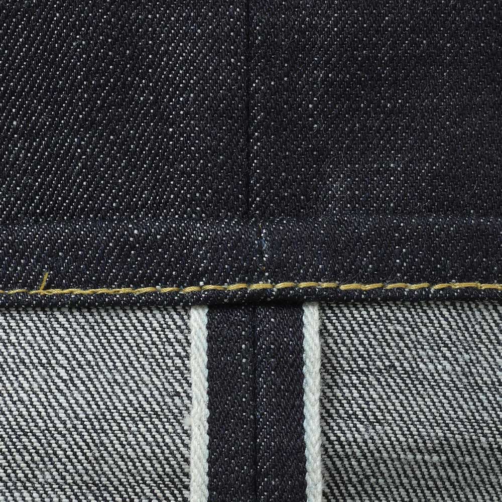 RIGID NATURAL INDIGO SHUTTLE DENIM SINGLE NEEDLE 201 No2 JEANS