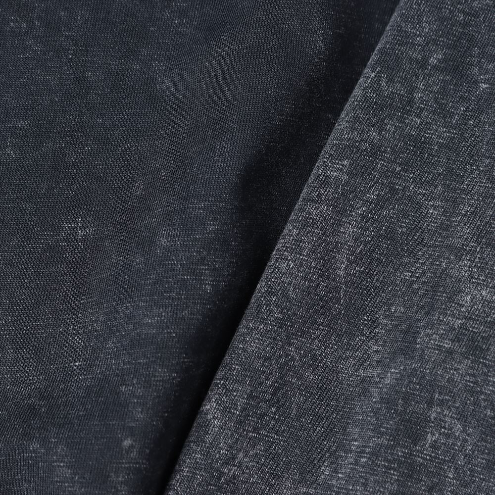 SUEDED CO JERSEY DISTRESSED VESSEL L/S TEE