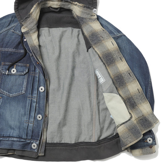  TRIPLE LAYERED DENIM JK  