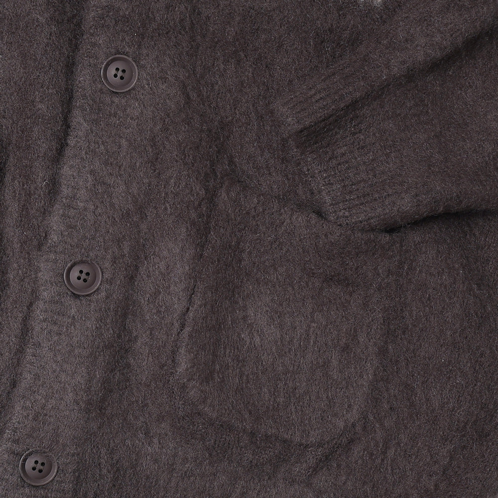 起毛ニットカーデ (スカ柄)