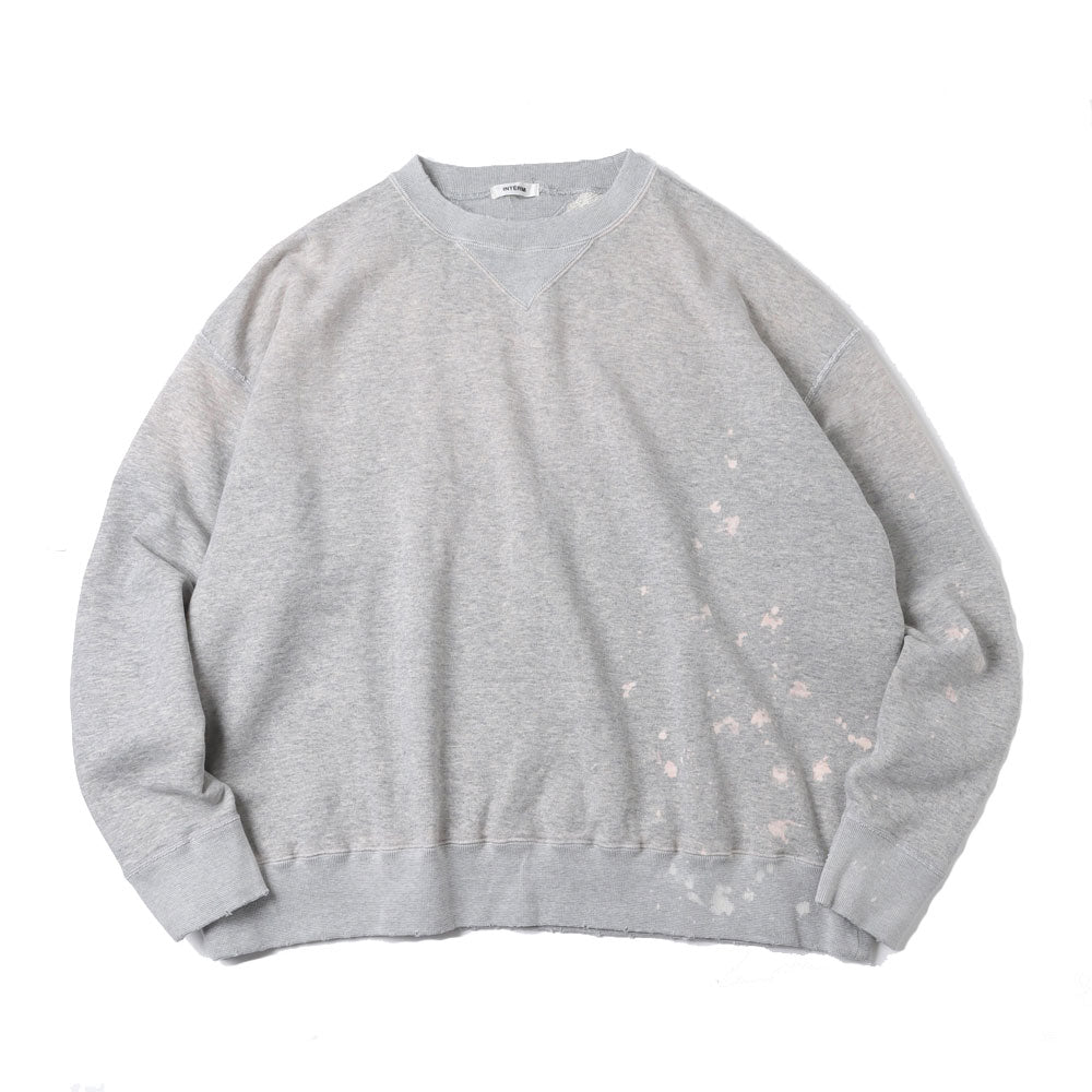 BLEACH HYPER BIG V LOOP WHEEL SEAMLESS SWEAT SHIRT