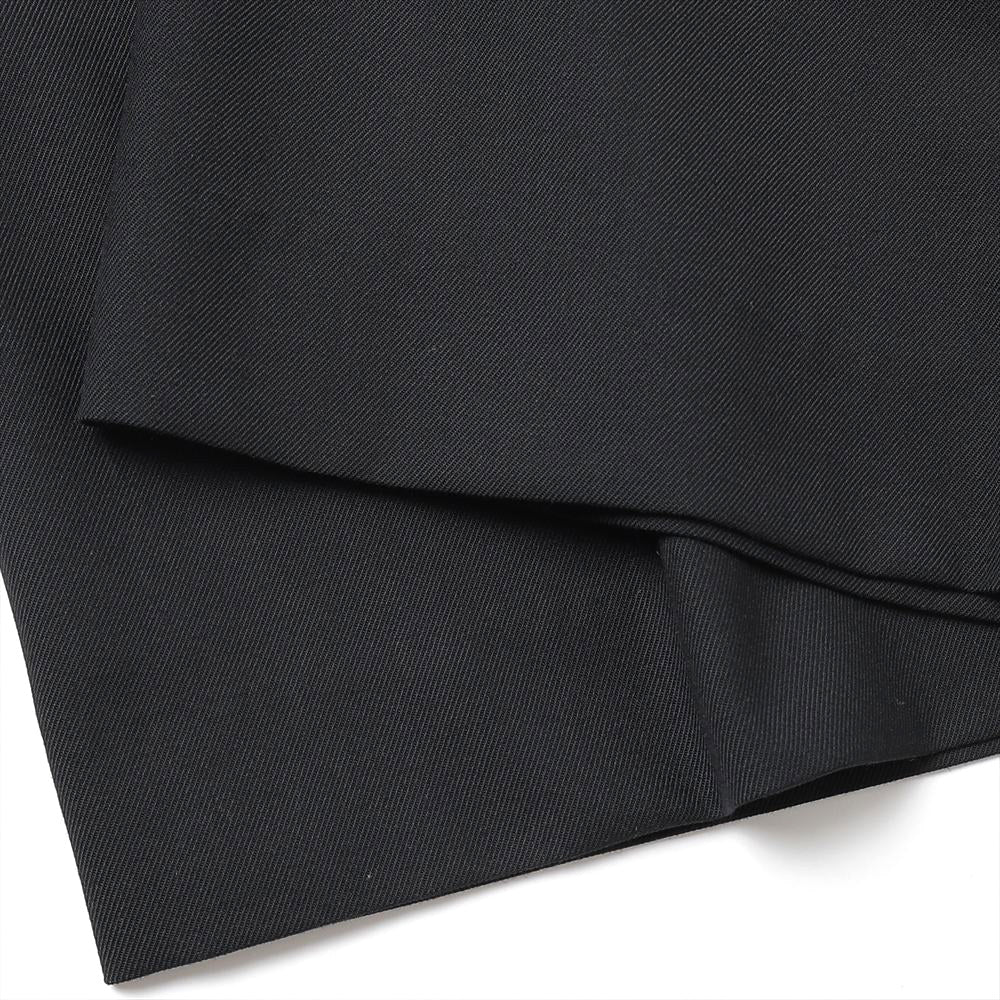 TRIPLE PLEATED WIDE TROUSERS ORGANIC WOOL SURVIVAL CLOTH