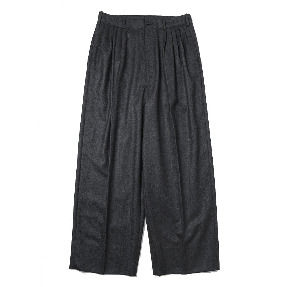Draping 5-Tuck Wide Trousers