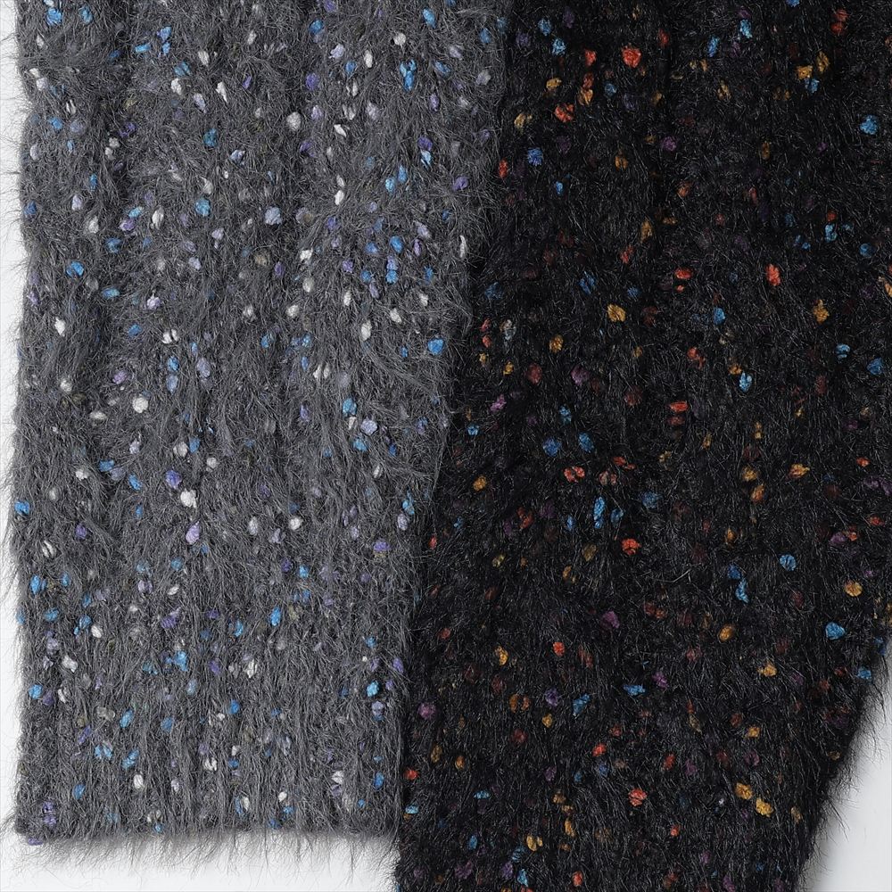 Color Nep Mole Knit Pullover