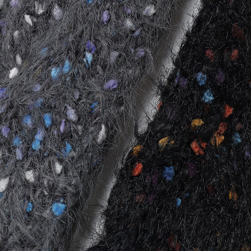 Color Nep Mole Knit Pullover