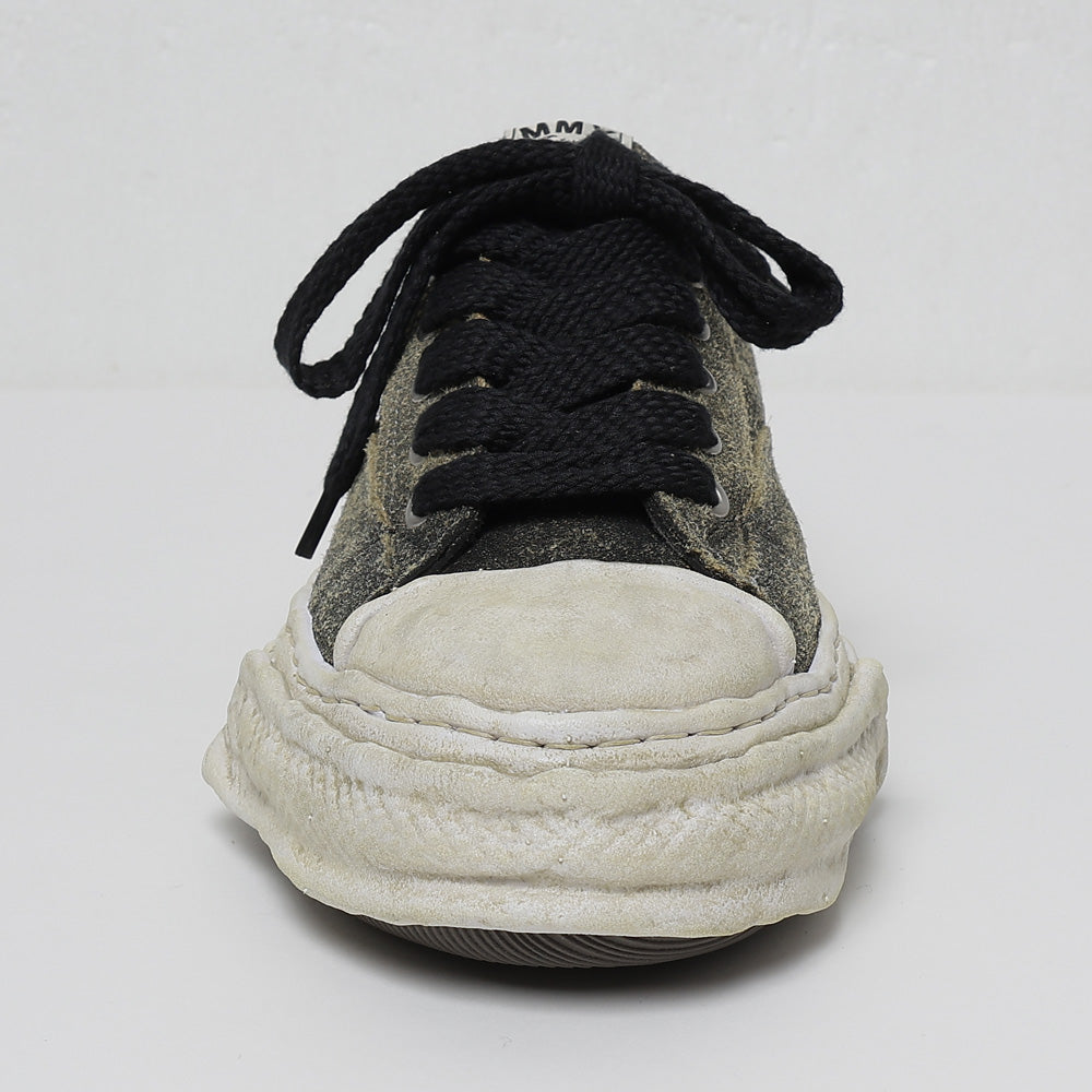(PETERSON23) OG Sole Vintage Suede Low-top Sneaker BLACK