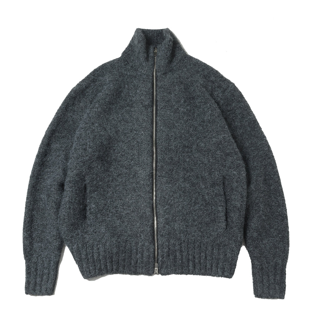 SHAGGY KNIT DRIVERS JACKET
