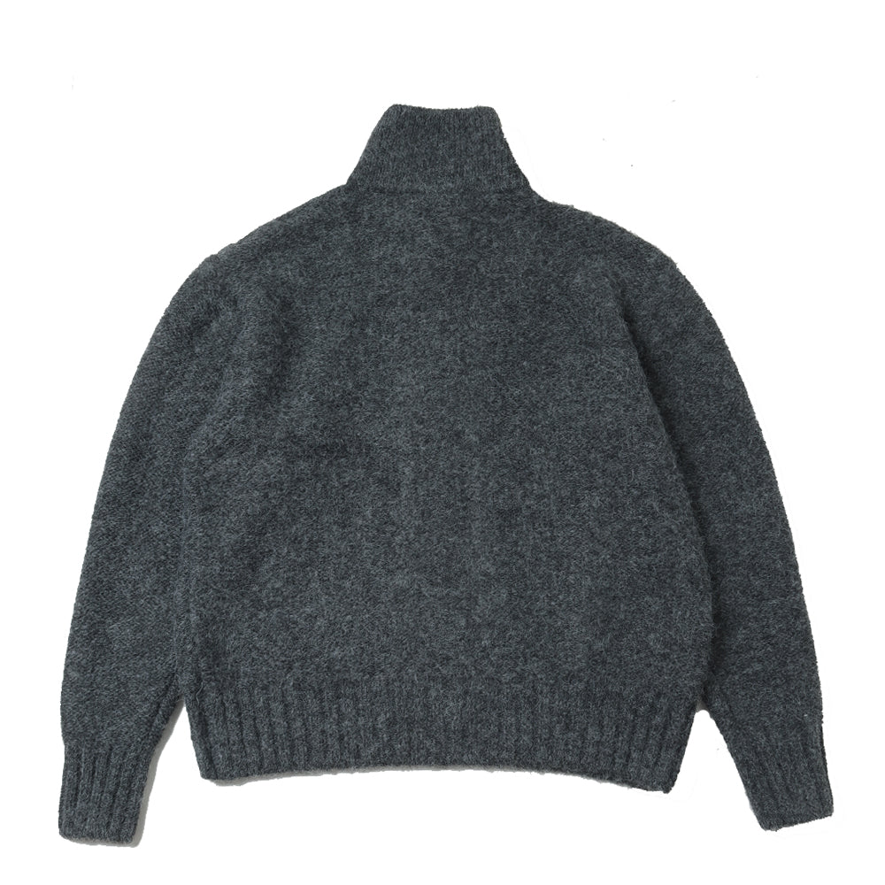 SHAGGY KNIT DRIVERS JACKET