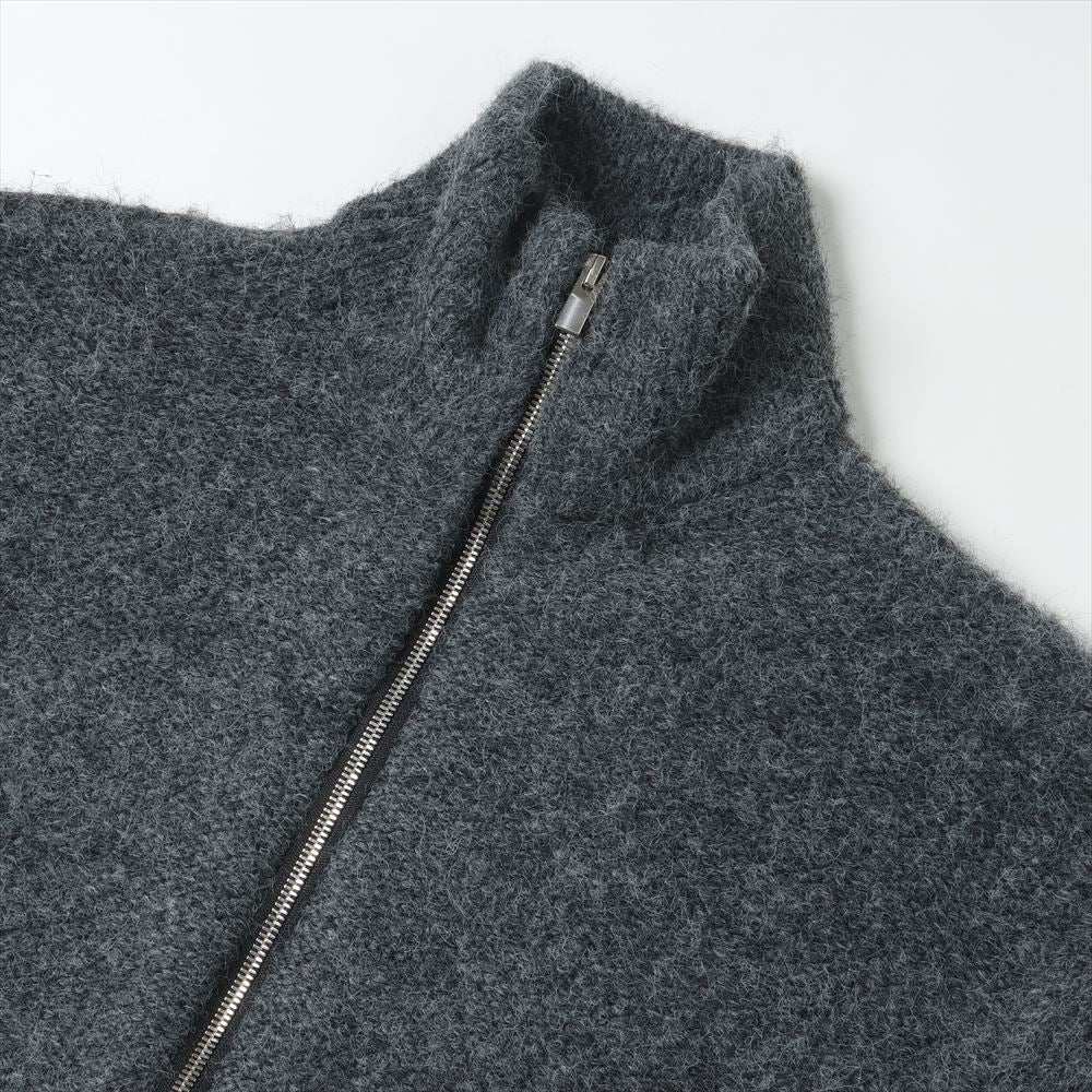 SHAGGY KNIT DRIVERS JACKET