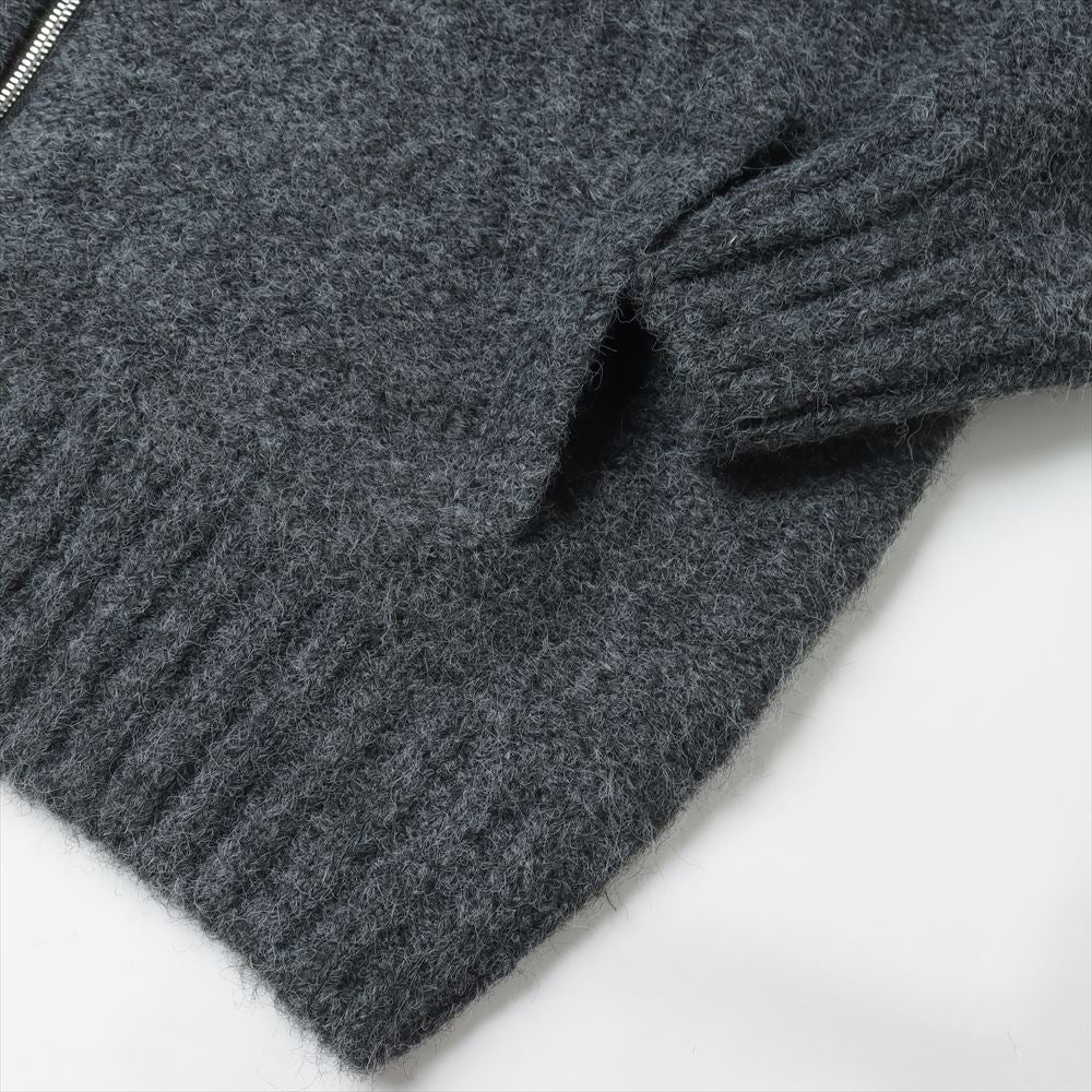 SHAGGY KNIT DRIVERS JACKET