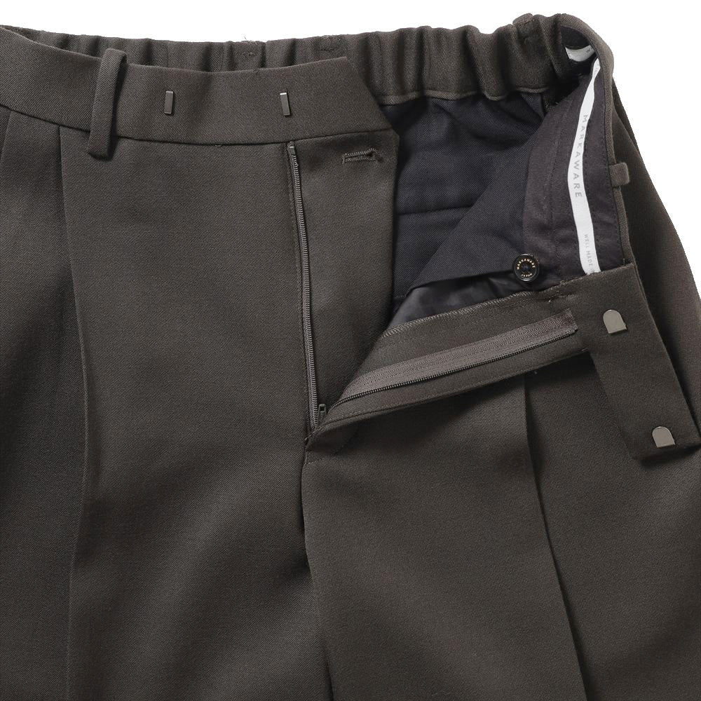 DOUBLE PLEATED SEMI EASY TROUSERS POLWARTH TUXEDO CLOTH