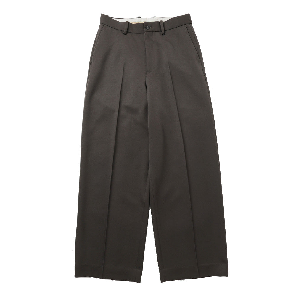 FLAT FRONT WIDE TROUSERS POLWARTH TUXEDO CLOTH