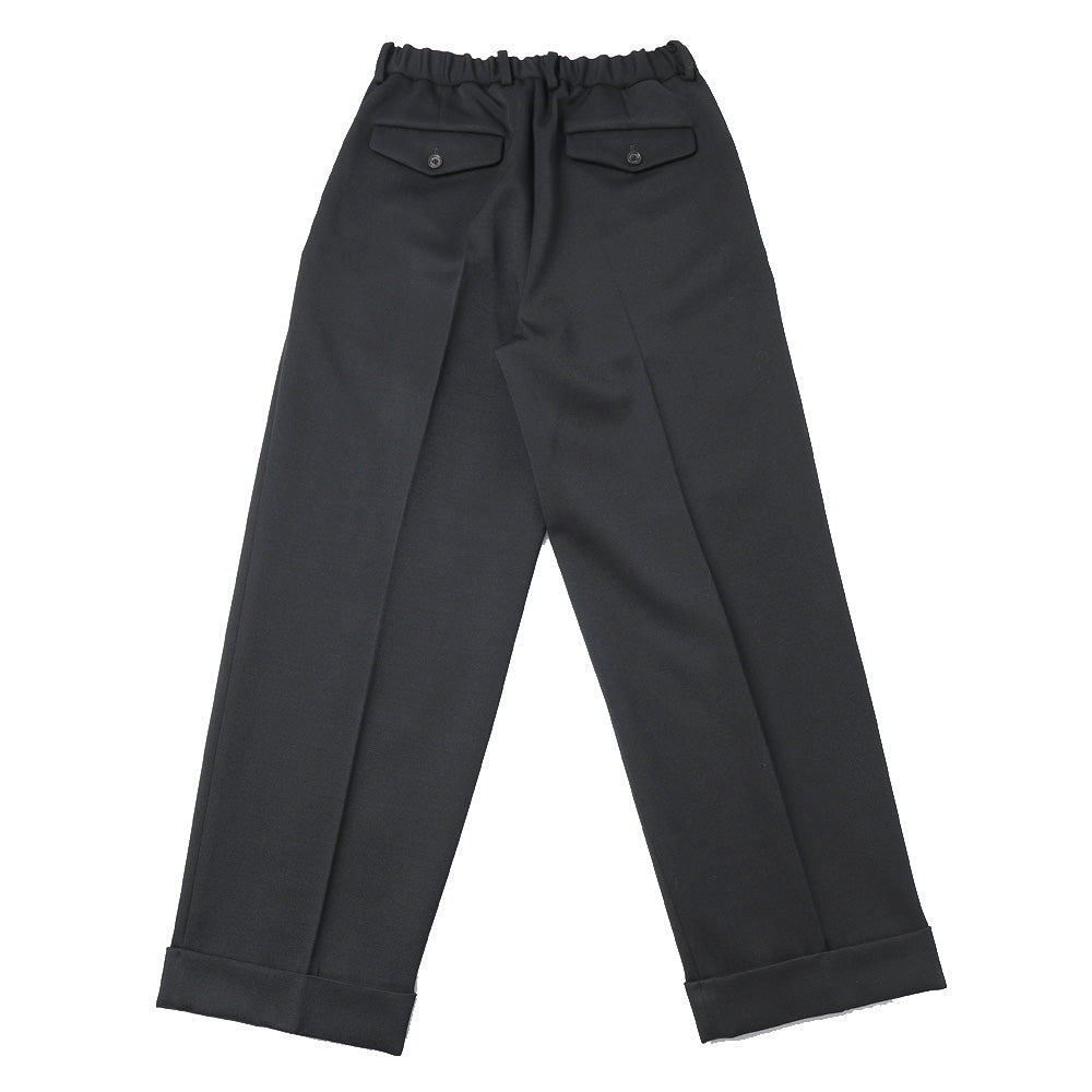 DOUBLE PLEATED WIDE TROUSERS POLWARTH TUXEDO CLOTH