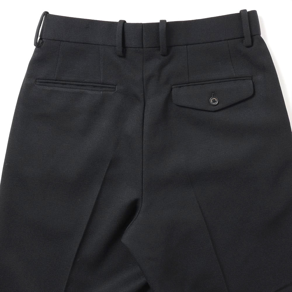 FLAT FRONT WIDE TROUSERS POLWARTH TUXEDO CLOTH