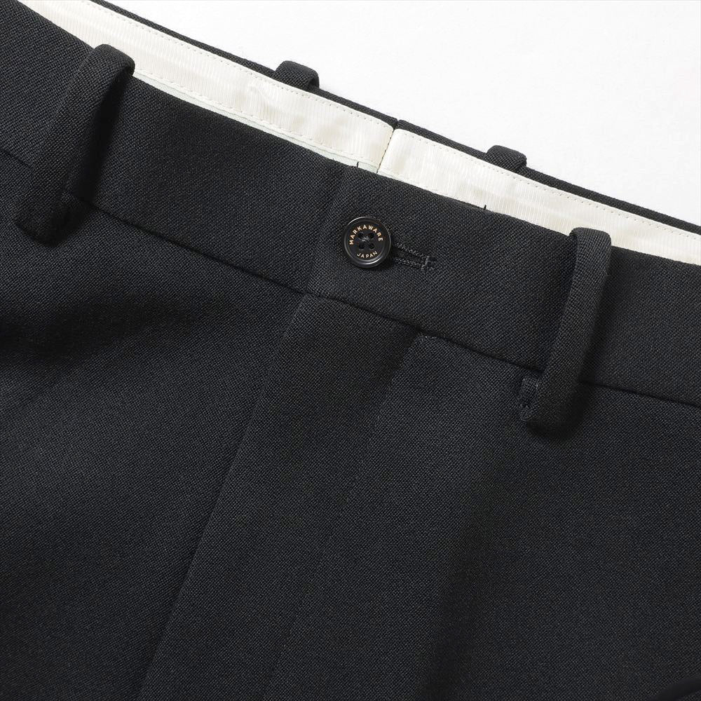 FLAT FRONT WIDE TROUSERS POLWARTH TUXEDO CLOTH