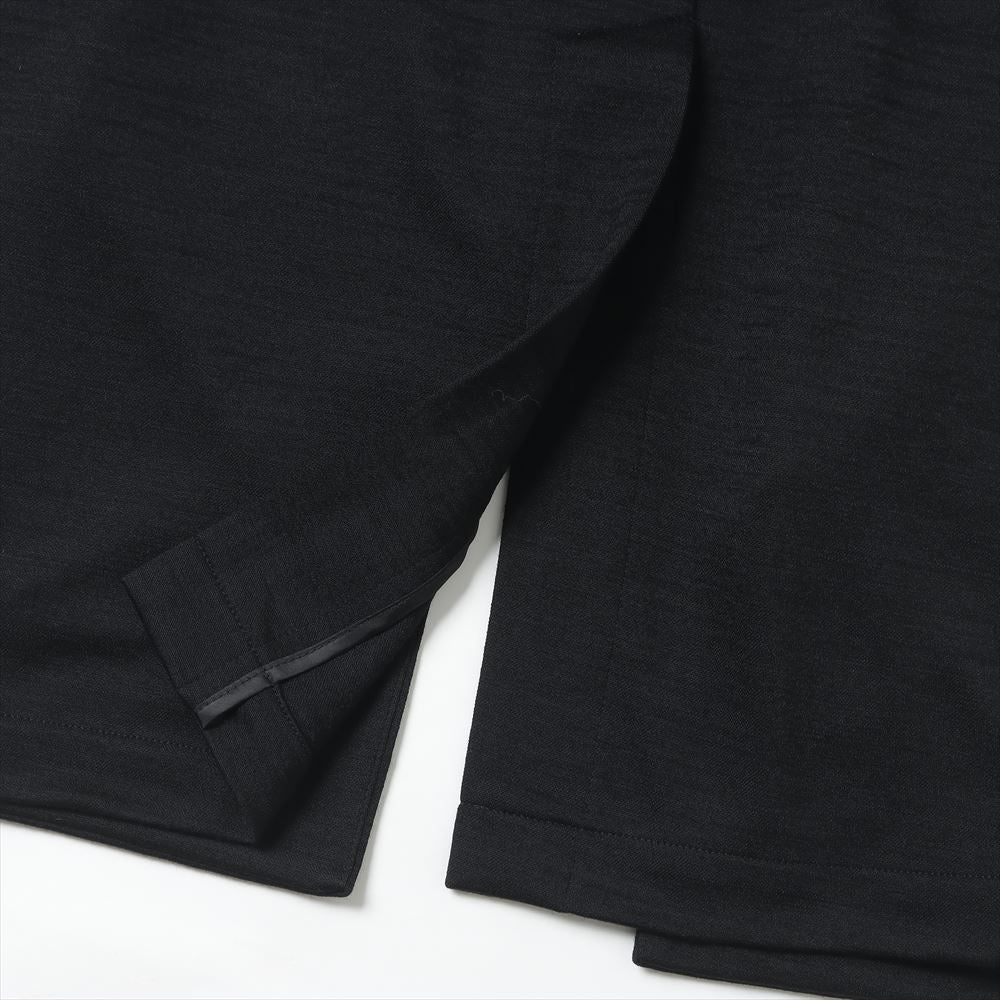 WO/NY SMOOTH COLLARLESS LONG CARDIGAN