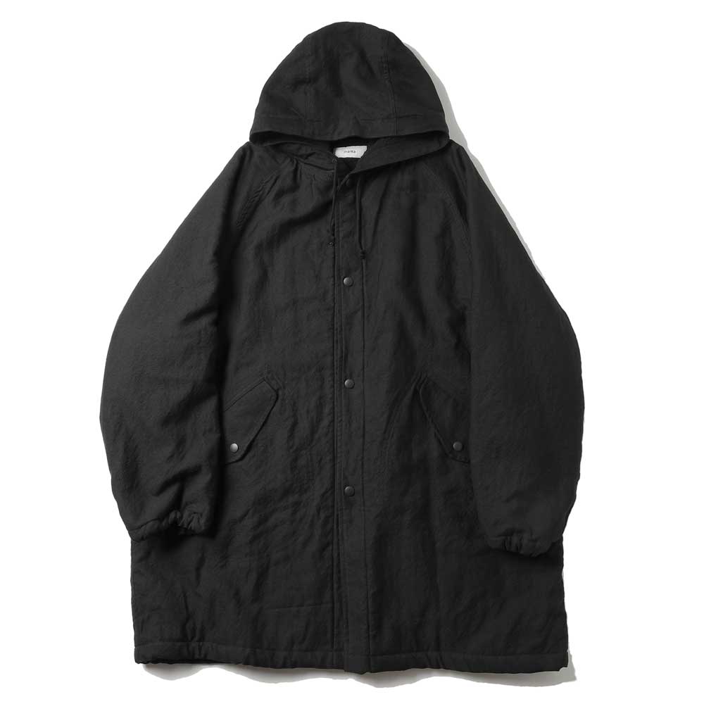 MILITARY PARKA WOOL LINEN MOLESKIN