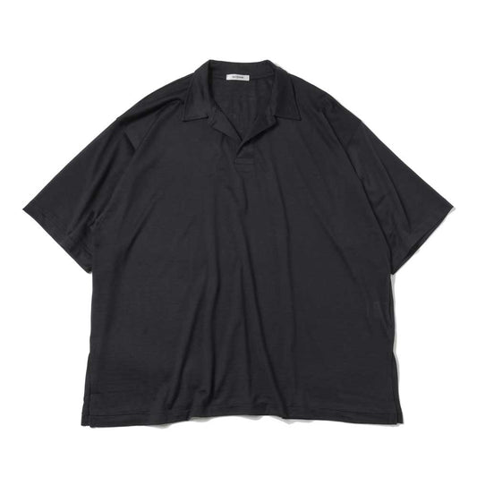  SILK COTTON JERSEY DEADSTOCK HYPER BIG SKIPPER SHIRT  