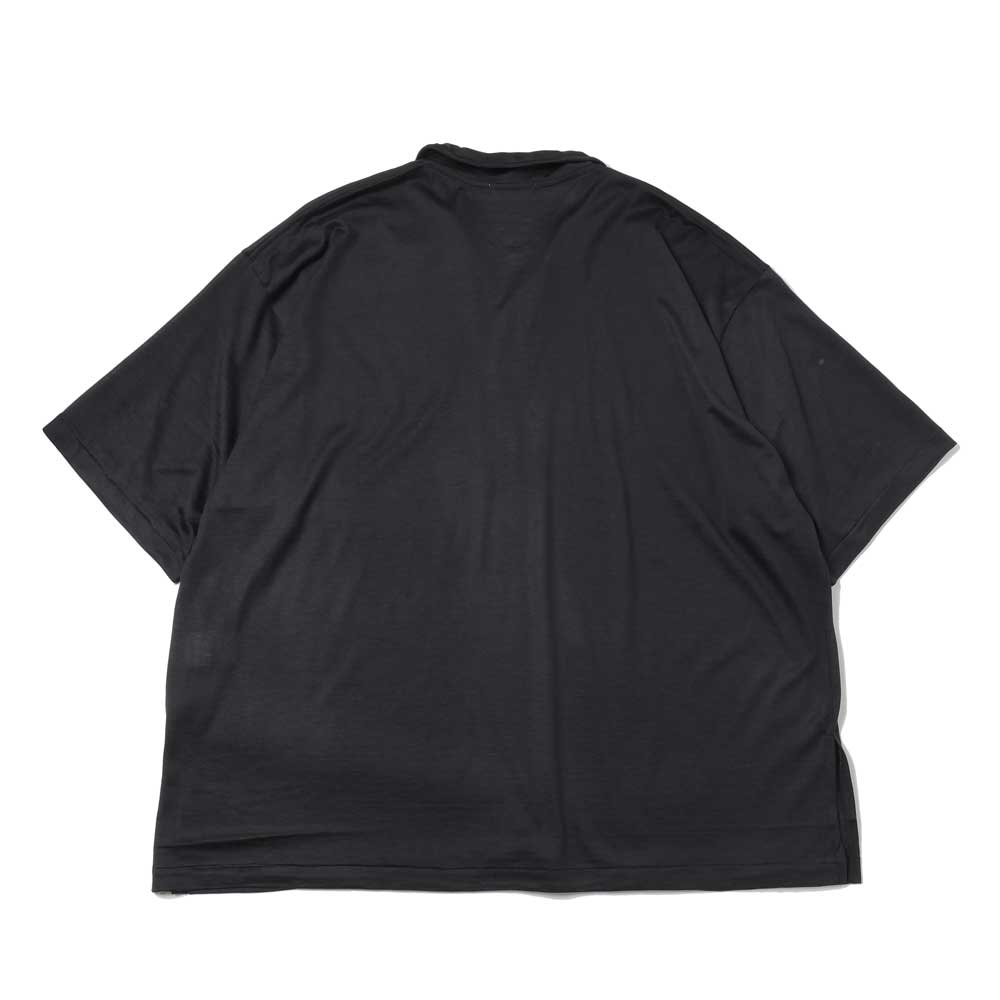SILK COTTON JERSEY DEADSTOCK HYPER BIG SKIPPER SHIRT