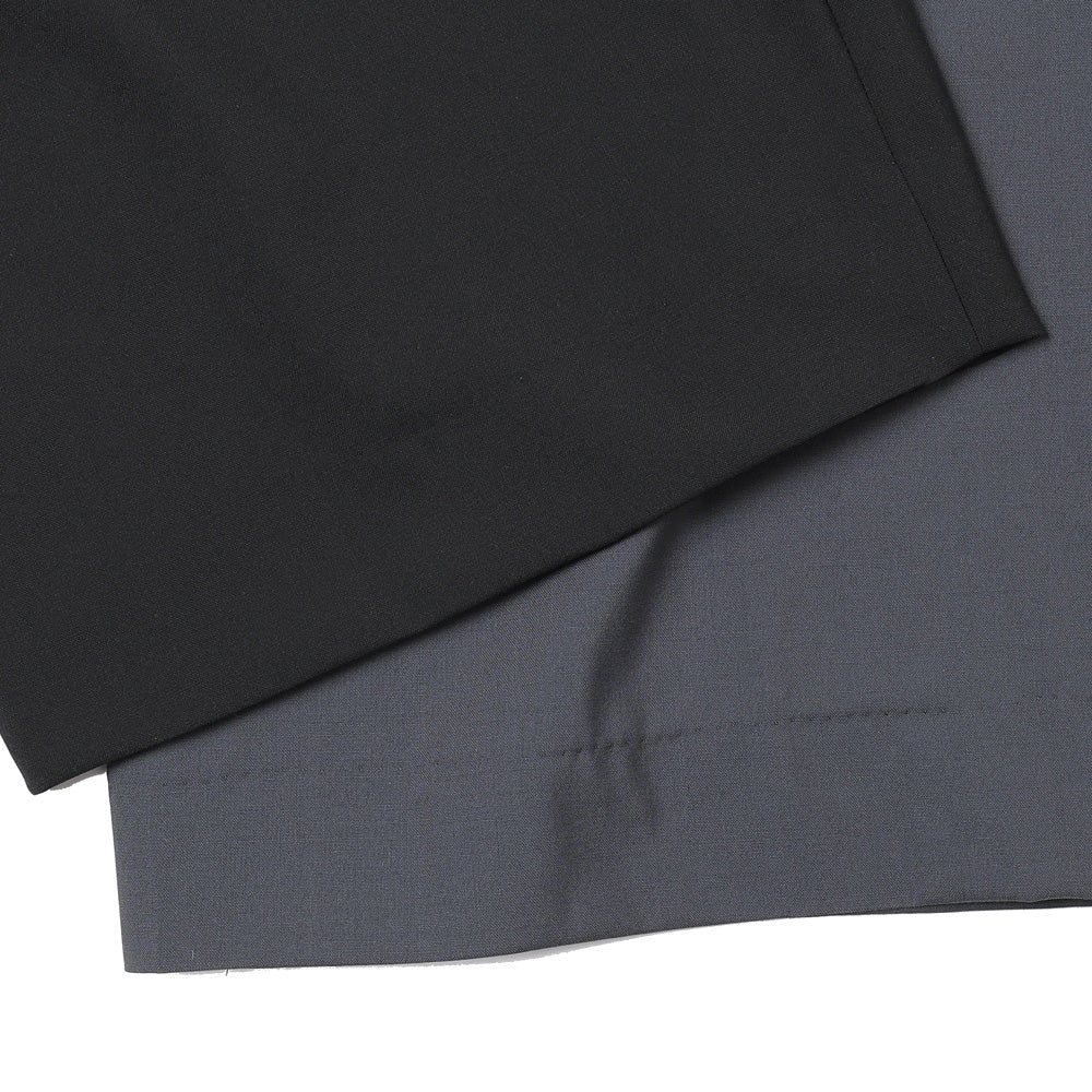 TRIPLE PLEATED WIDE TROUSERS ORGANIC WOOL 2/80 TROPICAL