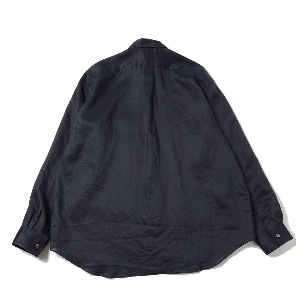 RAMIE SHEER LAWN HYPER BIG L/S REGULAR COLLAR SHIRT