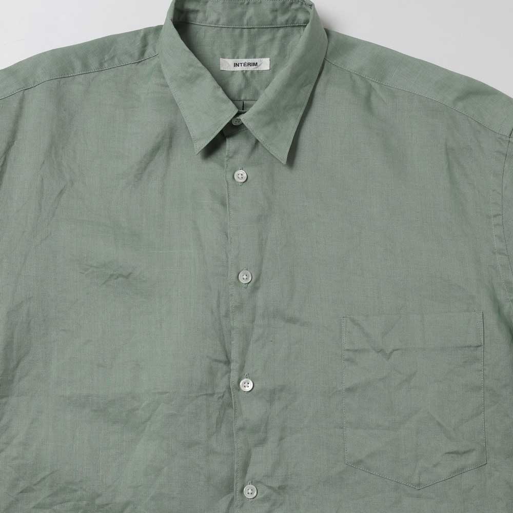 RAMIE SHEER LAWN HYPER BIG L/S REGULAR COLLAR SHIRT