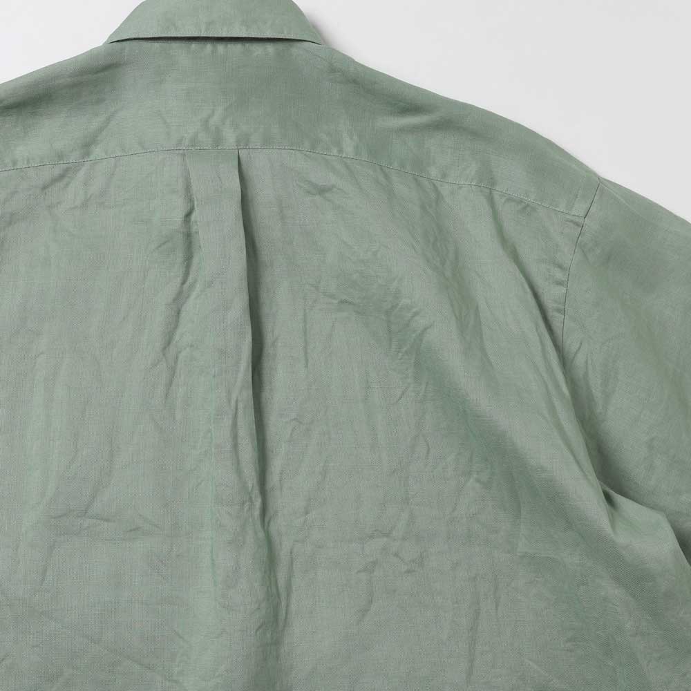 RAMIE SHEER LAWN HYPER BIG L/S REGULAR COLLAR SHIRT