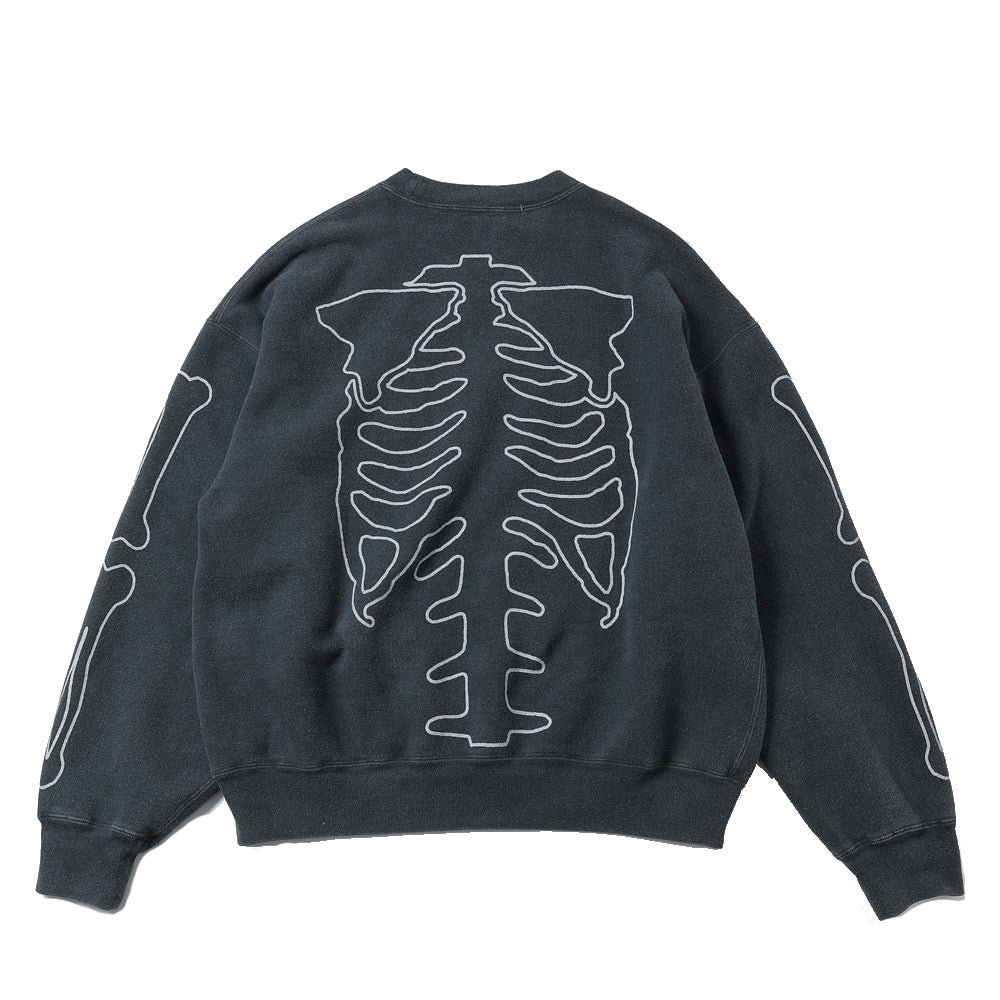 SP加工起毛裏毛クルー (BONE)