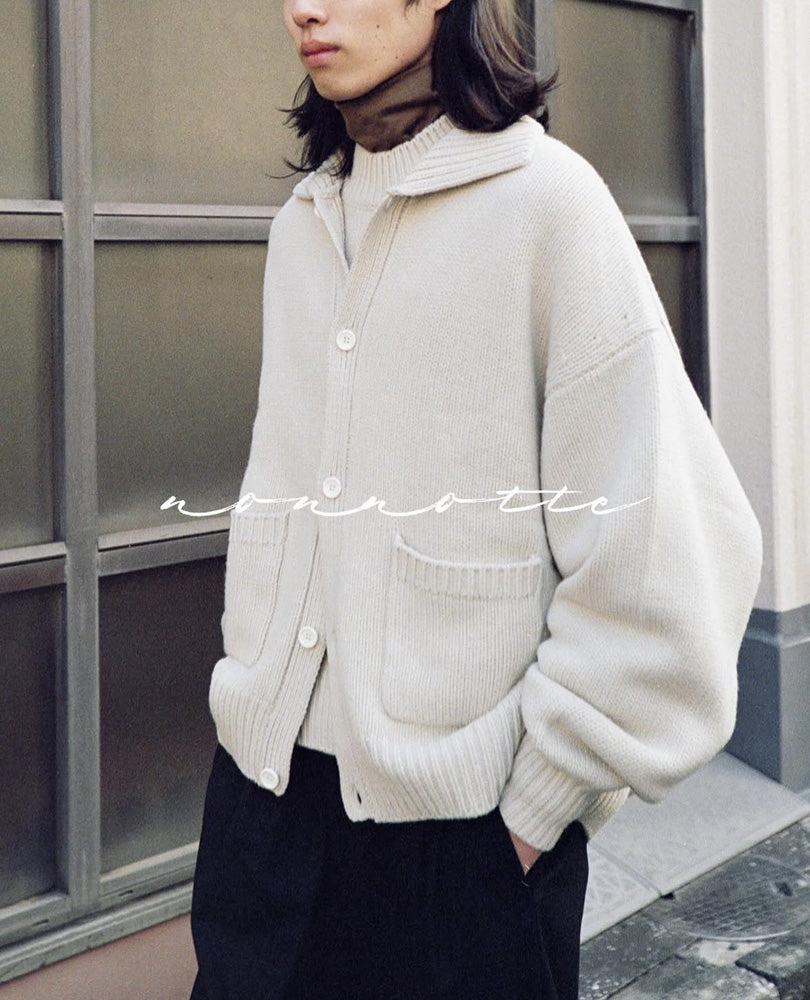 Draping Knit Cardigan Jacket