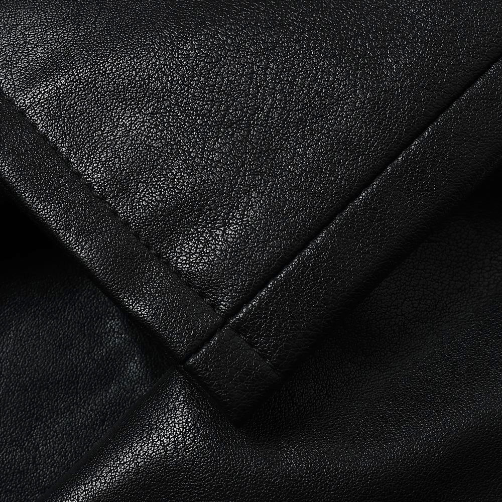 SYNTHETIC LEATHER SHOULDER BAG