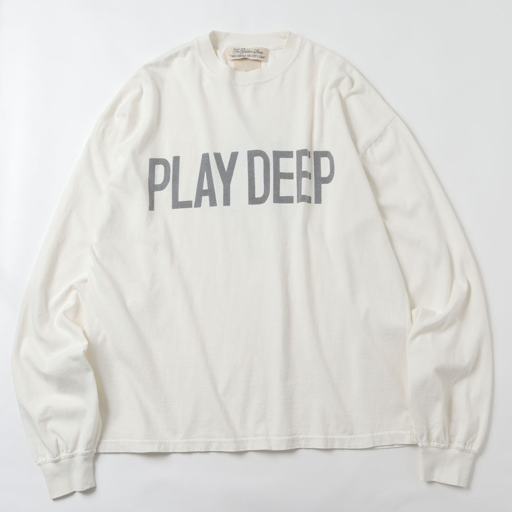 HARD SP加工20/-天竺ロンT(PALY DEEP)